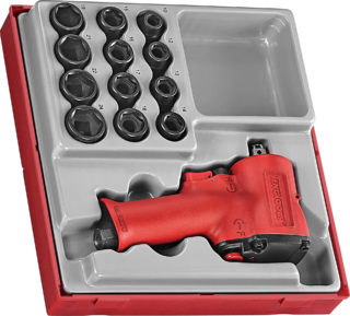 Teng Tools 13 Piece 1/2" Drive Mini Impact Socket Set