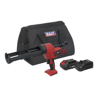 Sealey Cordless 20V SV20 Series 310ml Caulking Gun Kit