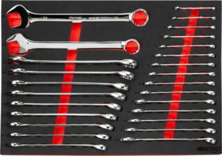 Boxo Combination Spanner Set in EVA Foam - 26 Piece