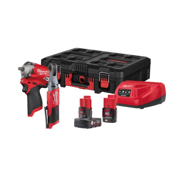 Milwaukee Fuel 3/8" Impact Wrench & Ratchet Packout Kit