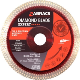 Abracs ABDCR115 EXPERT Tile & Porcelain Cutting Blade